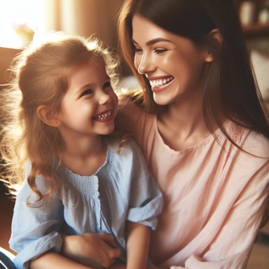 AI Mom and Girl