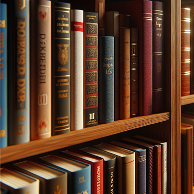 AI books on a shelf